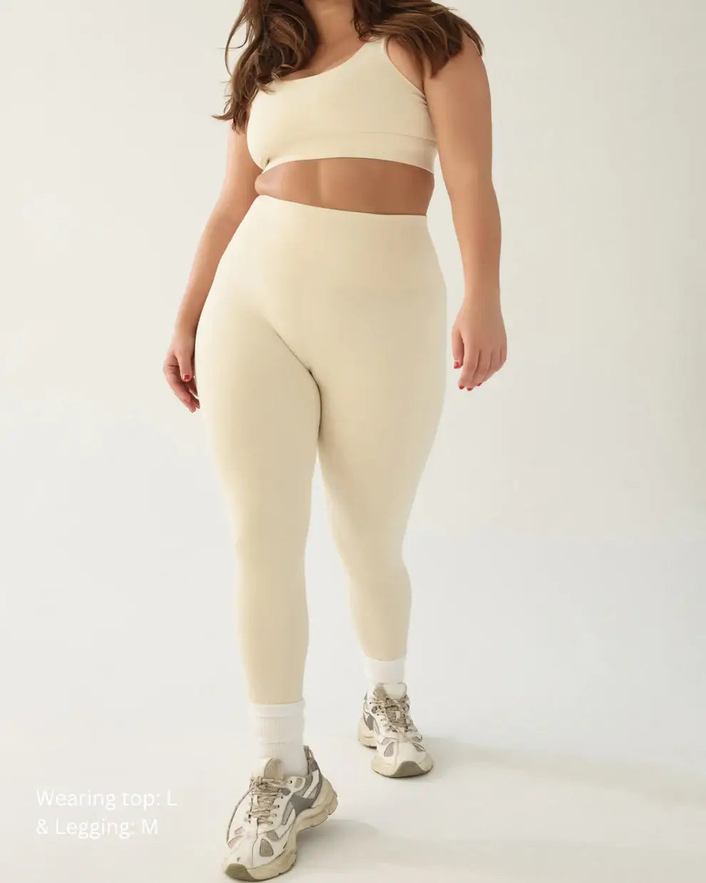 Beige leggings online