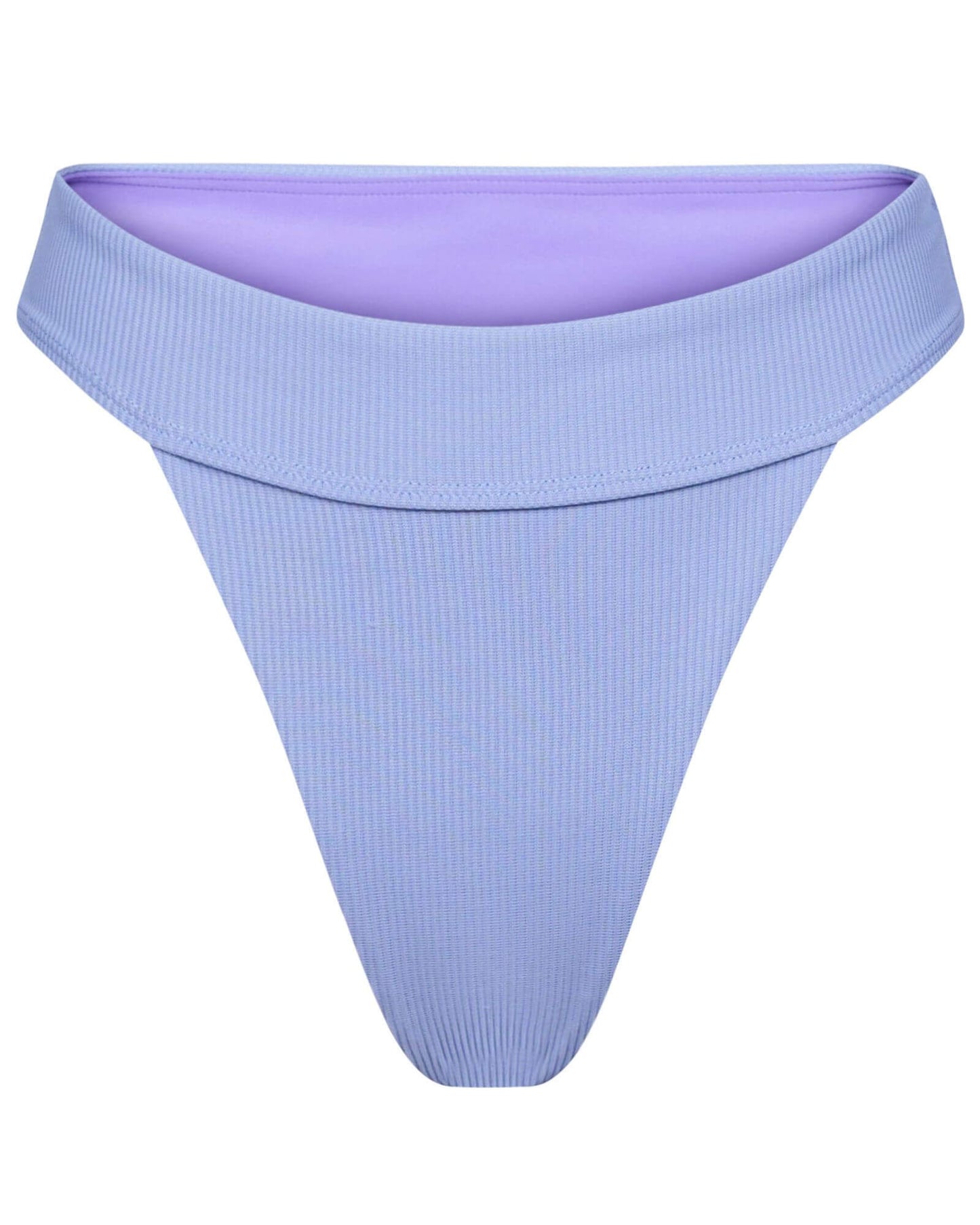 Axelle bikini bottom tanga - Purple rib
