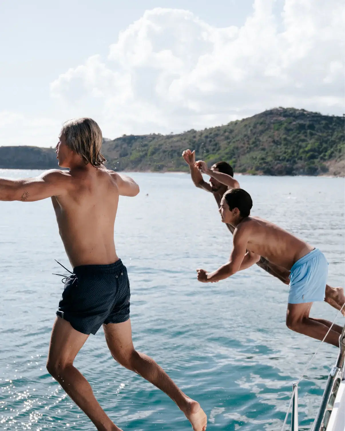 Eden maillot de bain homme Imprime bleu marin Mennillo