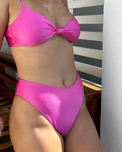 Marina bas de maillot culotte - Rose fuchsia brillant