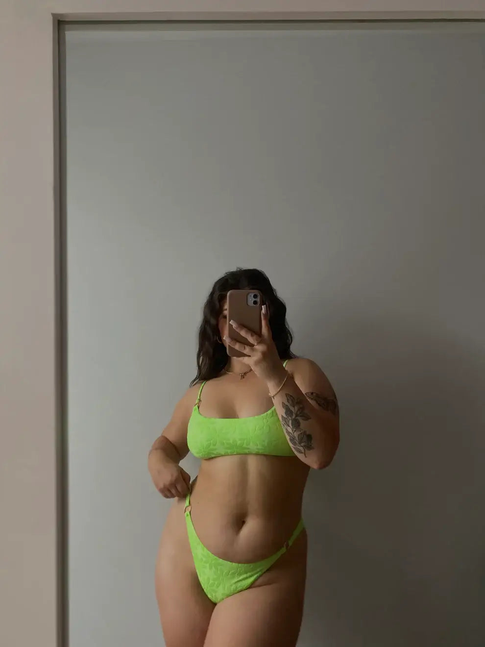 London bikini top - Lime