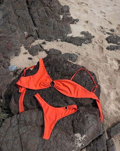 Austria bikini top - Orange matte